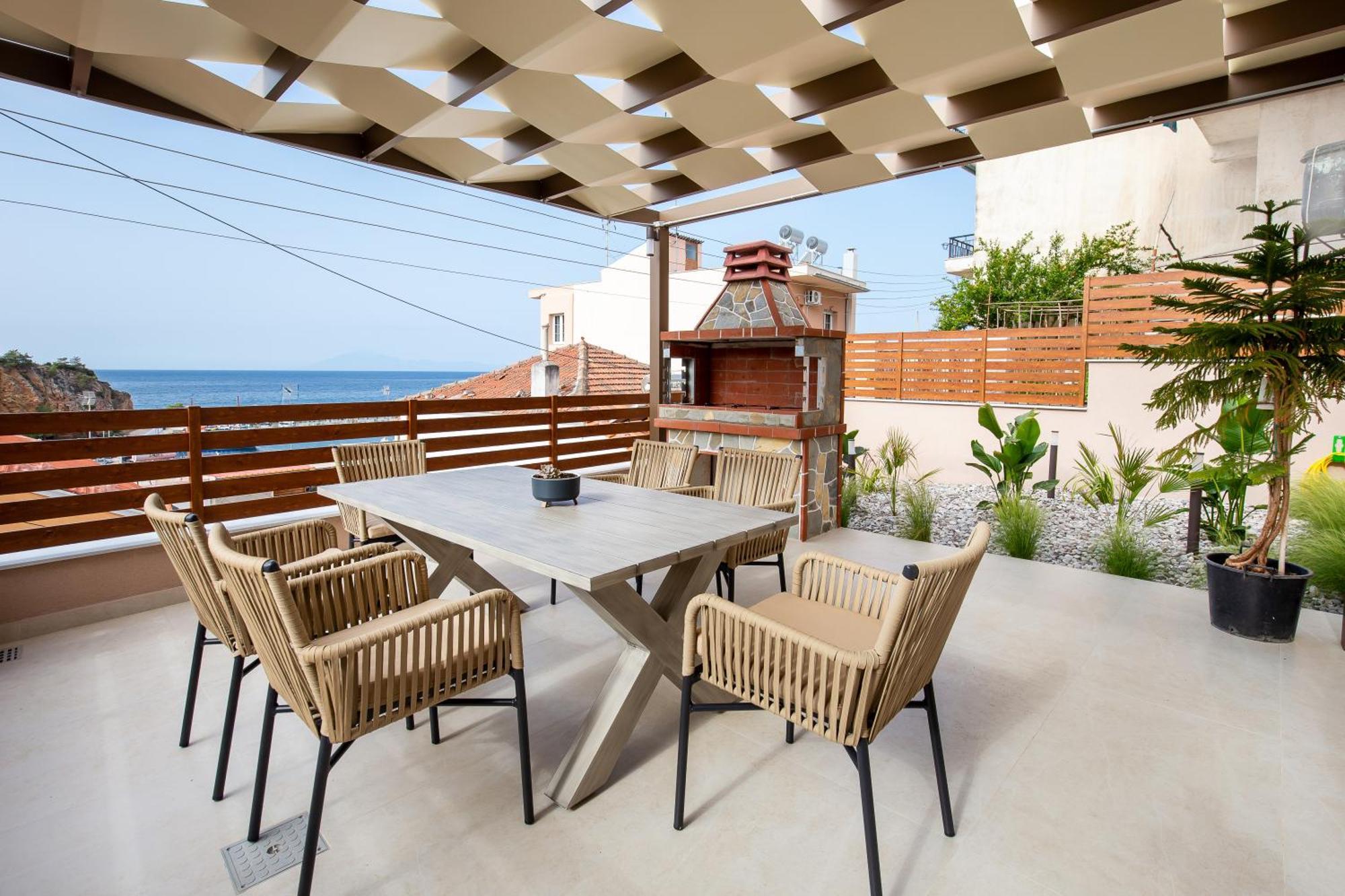 Vela Bianca Suites Limenaria  Luaran gambar